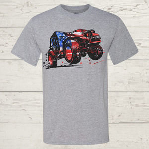 Jeep Sublimated Gray Tee XLarge